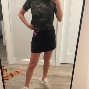 FILA Small Black Womans Tennis Skort